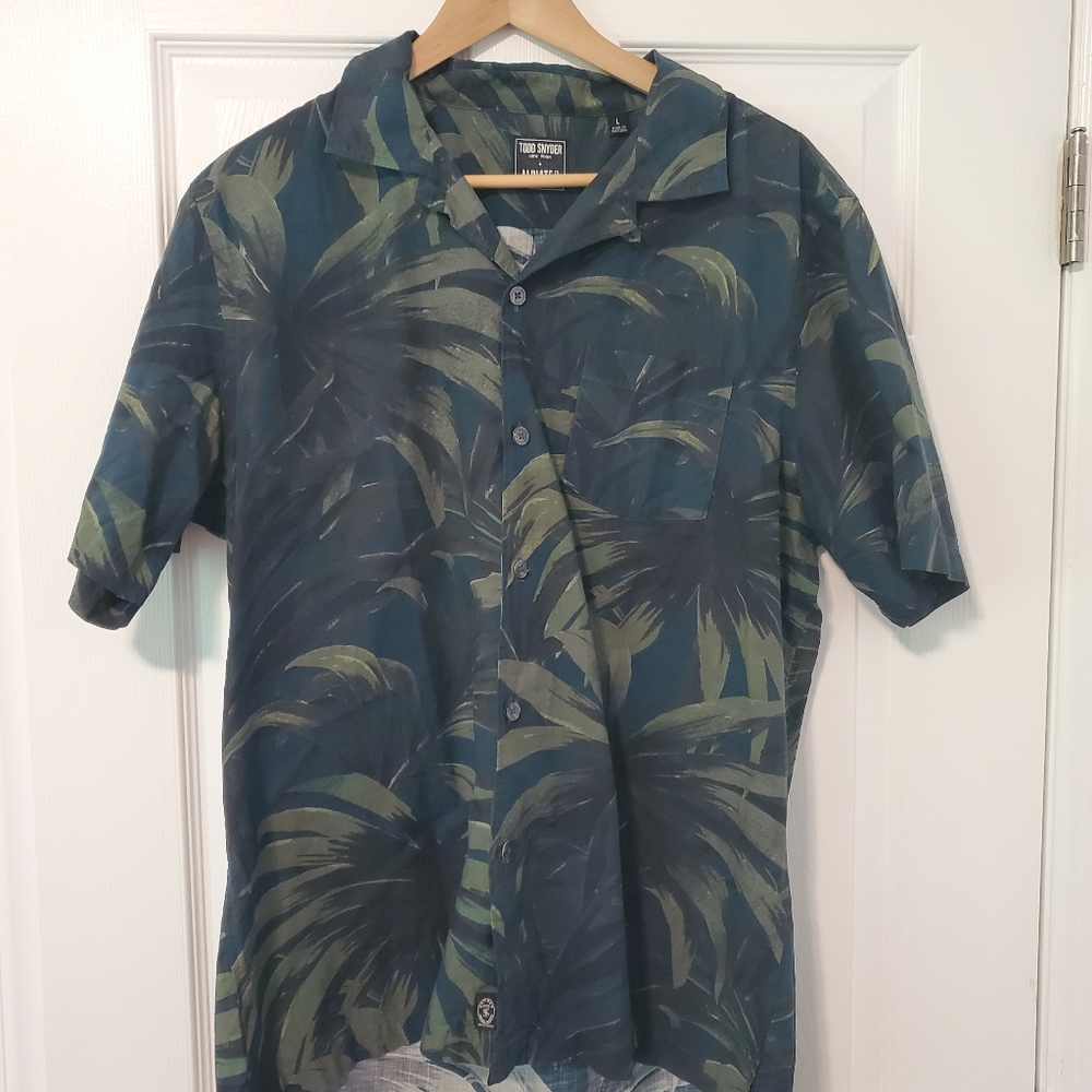 Todd Sydney casual summer shirt short sleeve